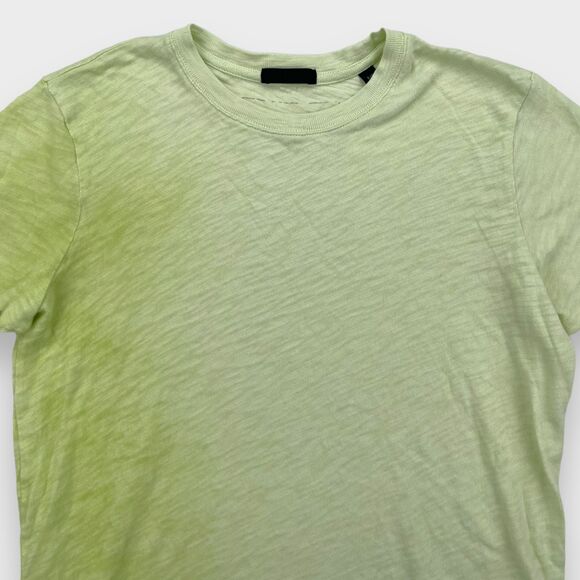 ATM Anthony Thomas Melillo T Shirt Womens Small Ombre Fade Slub Green - Picture 3 of 12